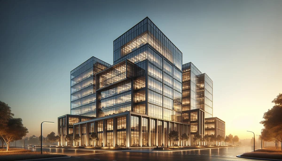 Modern commercial property exterior — fire inspection guide