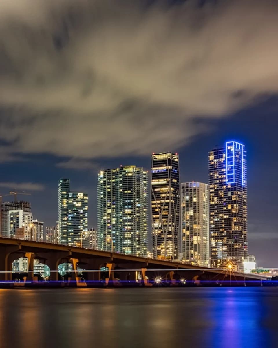 Miami Florida commercial skyline