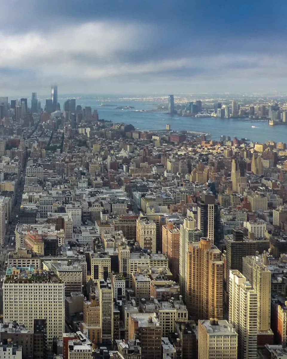 New York City Manhattan commercial skyline